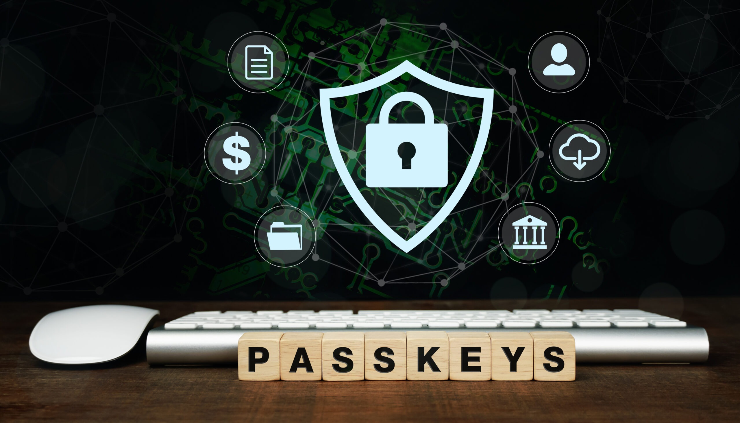 Using passkeys instead of passwords to maintain security
