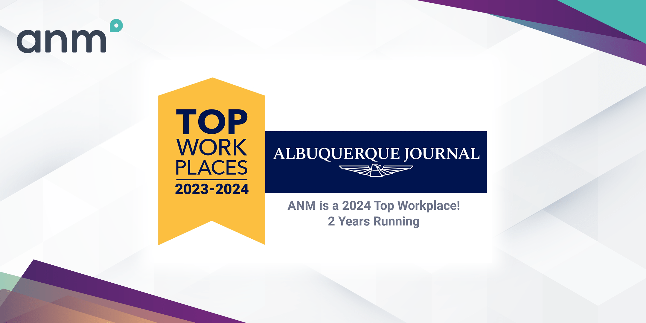 Albuquerque Journal Top Workplace Award 2023 and 2024