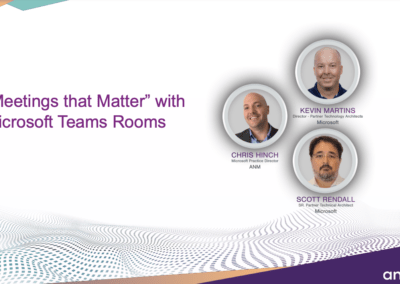 Save Time with “Meetings that Matter” using Microsoft Teams Rooms