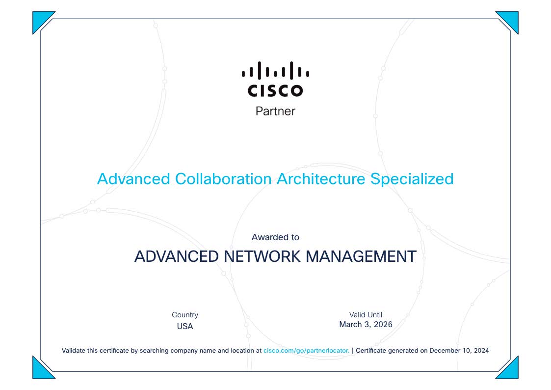 Advanced Collaboration Architecture Specialized